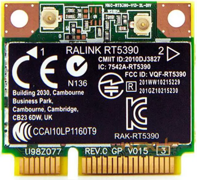 Alt view image 3 of 4 - Weastlinks Ralink RT5390 Half Mini PCIE 802.11N Wlan Wireless Card SPS:691415-001 wifi adapter for for HP 436 435 431 4230S 4330S