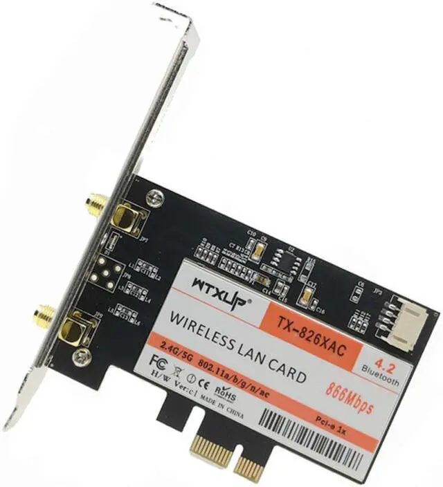 Alt view image 4 of 7 - Weastlinks 802.11AC PCI-E Desktop wifi Network card for Intel 8260AC 8260NGW 867mbps WiFi+Bluetooth 4.2 Wireless-AC 8260 adapter