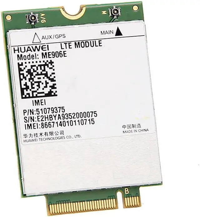 Alt view image 5 of 7 - Weastlinks Original Unlocked HUAWEI ME906E 4G LTE Module 3G Quad-band GPS WCDMA HSPA+GPRS NGFF Wireless 3G WWAN card for Ultrabook Laptop