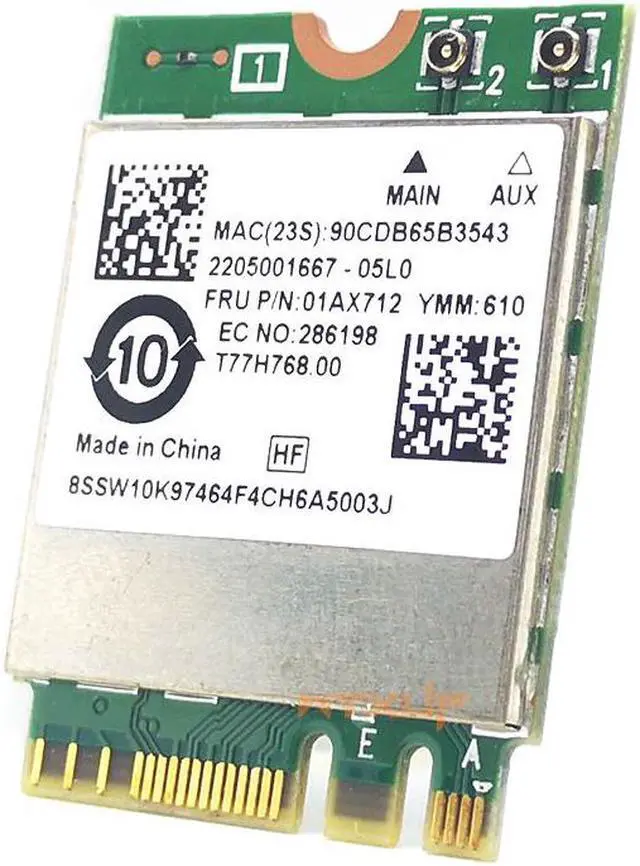 Alt view image 3 of 7 - Weastlinks Realtek RTL8822BE 802.11AC 2.4G/5GHz WiFi Bluetooth 4.0 NGFF Wireless Adapter M.2 WIFI CARD