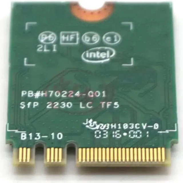 Alt view image 3 of 7 - Weastlinks Intel Wireless-ac 8260 8260ngw Ngff Dual Band Card 802.11a/b/g/n/ac 867mbps + Bluetooth 4.2 Wifi Card