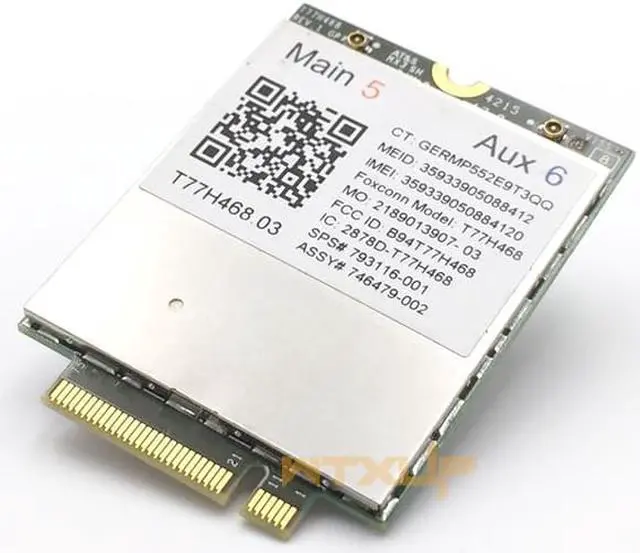 Alt view image 4 of 6 - Weastlinks 4G Module T77H468 GOBI5000 LTE FDD HSPA+WWAN Card SPS:793116-001 for HP LT4211 Elitebook 740 750 820 840 850 G2/810 G3