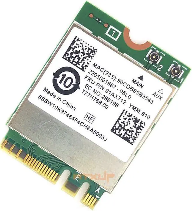 Alt view image 5 of 7 - Weastlinks Realtek RTL8822BE 802.11AC 2.4G/5GHz WiFi Bluetooth 4.0 NGFF Wireless Adapter M.2 WIFI CARD