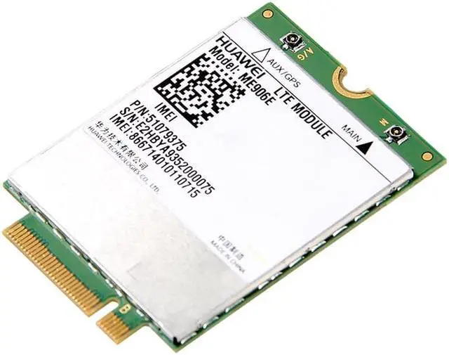Alt view image 4 of 7 - Weastlinks Original Unlocked HUAWEI ME906E 4G LTE Module 3G Quad-band GPS WCDMA HSPA+GPRS NGFF Wireless 3G WWAN card for Ultrabook Laptop