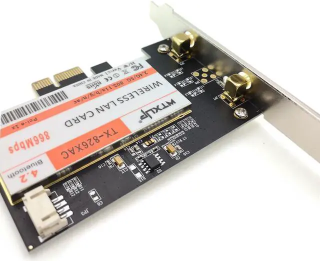 Alt view image 3 of 7 - Weastlinks 802.11AC PCI-E Desktop wifi Network card for Intel 8260AC 8260NGW 867mbps WiFi+Bluetooth 4.2 Wireless-AC 8260 adapter