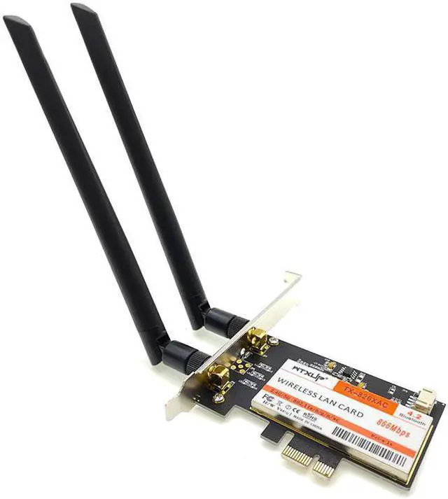Alt view image 6 of 7 - Weastlinks 802.11AC PCI-E Desktop wifi Network card for Intel 8260AC 8260NGW 867mbps WiFi+Bluetooth 4.2 Wireless-AC 8260 adapter
