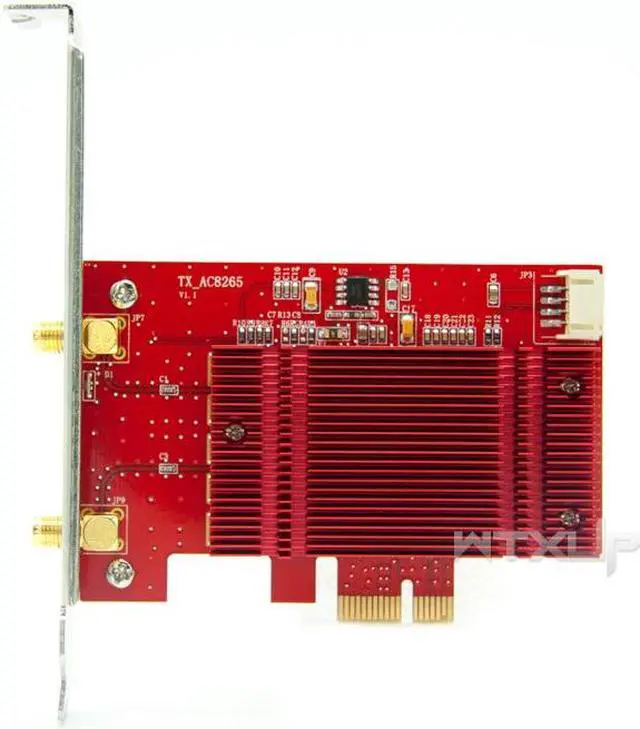 Alt view image 6 of 7 - Weastlinks 8265 802.11AC 867Mbps Desktop PCi-e Wi-Fi Adapter PCI Express + WiFi Antenna for Intel 8265ac+Bluetooth 4.2 mu-mimo
