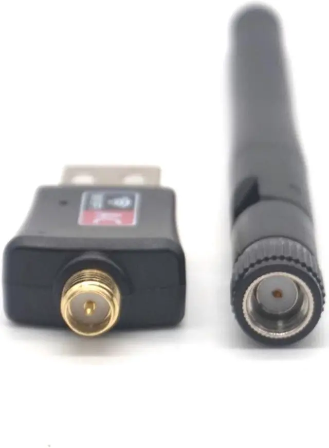 Alt view image 3 of 7 - Weastlinks 600Mbps USB wireless wifi Adapter 2.4GHz 5GHz WiFi with Antenna Dual Band PC Mini Computer Network Card Receiver 802.11b/n/g/ac