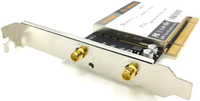 Alt view image 4 of 6 - Weastlinks Atheros AR9220 802.11a/b/g/n 2.4GHz/5GHz 300Mbps Desktop PCI WiFi Adapter Wireless Network card for ROS/Windows 7/8/10