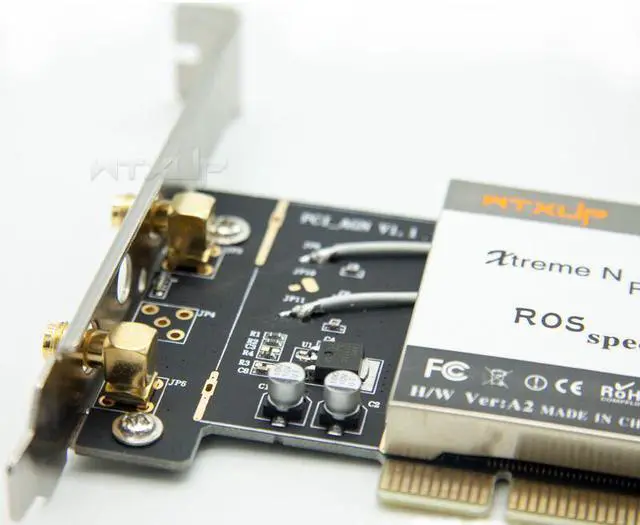 Alt view image 5 of 7 - Weastlinks Atheros AR9223 PCI 300M 802.11b/g/n Wireless WiFi Network Adapter for Desktop 2 Antenna