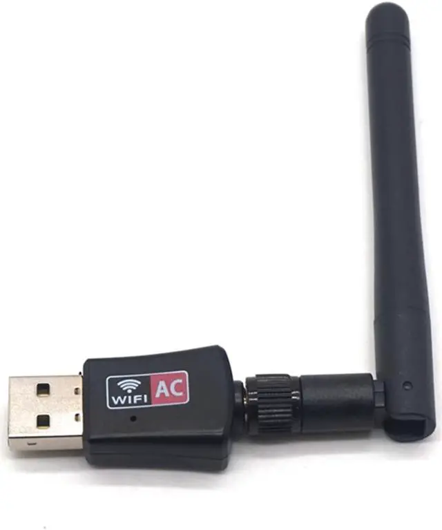 Alt view image 6 of 7 - Weastlinks 600Mbps USB wireless wifi Adapter 2.4GHz 5GHz WiFi with Antenna Dual Band PC Mini Computer Network Card Receiver 802.11b/n/g/ac