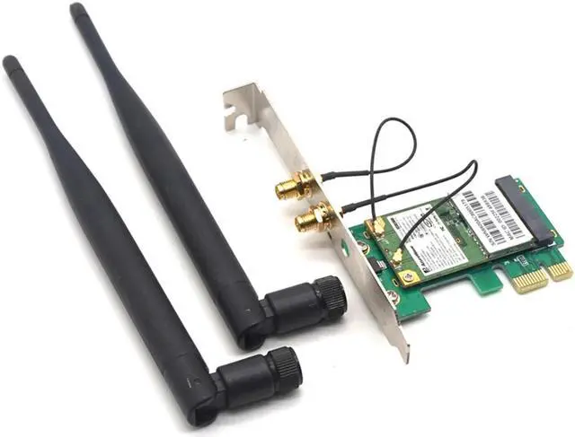 Alt view image 2 of 7 - Weastlinks AR9281 Desktop WIFI WLAN Card Wireless Wifi PCI-E Card Adapter 300M Double Antenna