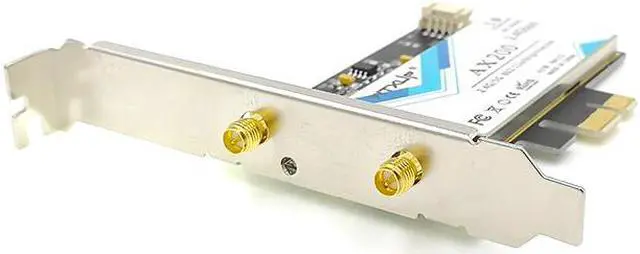 Alt view image 3 of 8 - Weastlinks Wireless-AC AX200 802.11ac/ax 2400Mbps Desktop PCI-E 1X 16X wifi network card for Intel AX200NGW wifi 6 Bluetooth 5.0 Mu-mimo