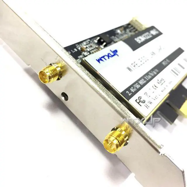 Alt view image 2 of 5 - Weastlinks BCM94322HM8L DW1510 Dual Band 300M 802.11a/b/g/n 2.4/5G Desktop WIFI WLAN CARD with 2 antennas for Win XP/7/8/MAC OS/hackintosh
