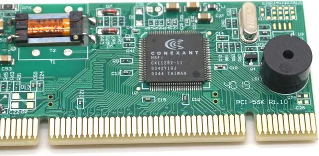 Alt view image 4 of 7 - Weastlinks PCI Modem 56K Internal Data/Fax Voice Modem Windows XP Vista Win7/8 32 /64 bit V.92 V.90 Dial Up Fax