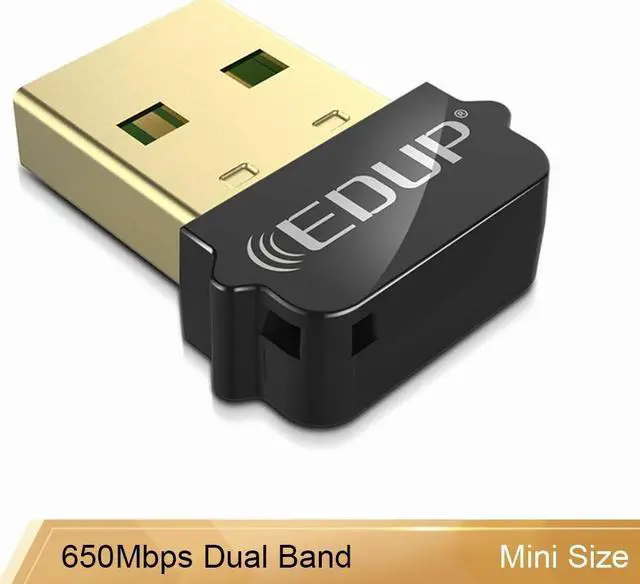 Main image of Weastlinks 650Mbps USB WiFi 802.11AC Adapter 2.4GHz/5GHz Dual Band Wireless USB Ethernet Adapter Receiverfor PC Windows, MacOS