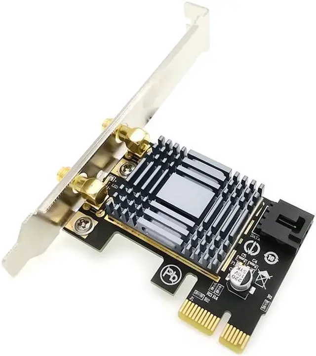 Alt view image 3 of 8 - Weastlinks N1202 AR5B22 2.4G 5G Adapter Lightweight Wireless WIFI Network Card Dual Band Multifunction Pcie For Desktop PC Bluetooth 4.0