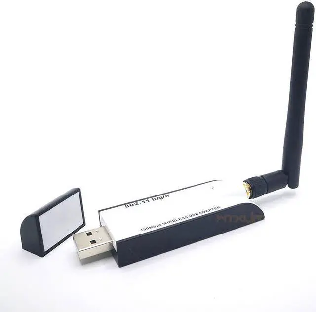 Alt view image 6 of 7 - Weastlinks New WIFI USB Adapter RT3070 150Mbps USB 2.0 WiFi Wireless Network Card 802.11b/g/n LAN Adapter With external Antenna