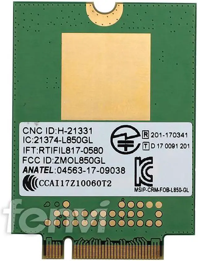 Alt view image 2 of 7 - Weastlinks Fibocom L850-GL M.2 Card FRU 01AX792 4G LTE Wireless Module Lenovo ThinkPad X1 Carbon Gen6 X280 T580 T480s L480 X1 Yoga Gen 3