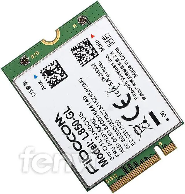 Alt view image 6 of 7 - Weastlinks Fibocom L850-GL M.2 Card FRU 01AX792 4G LTE Wireless Module Lenovo ThinkPad X1 Carbon Gen6 X280 T580 T480s L480 X1 Yoga Gen 3