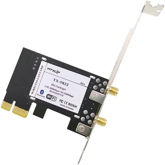 Alt view image 4 of 8 - Weastlinks N1202 AR5B22 2.4G 5G Adapter Lightweight Wireless WIFI Network Card Dual Band Multifunction Pcie For Desktop PC Bluetooth 4.0