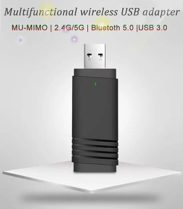 Alt view image 3 of 7 - Weastlinks USB Wifi Adapter 1200Mbps + Bluetooth 5.0 5ghz USB Support MAC OS Ethernet PC Wi Fi Adapter Lan Wifi Dongle AC Wifi Receiver