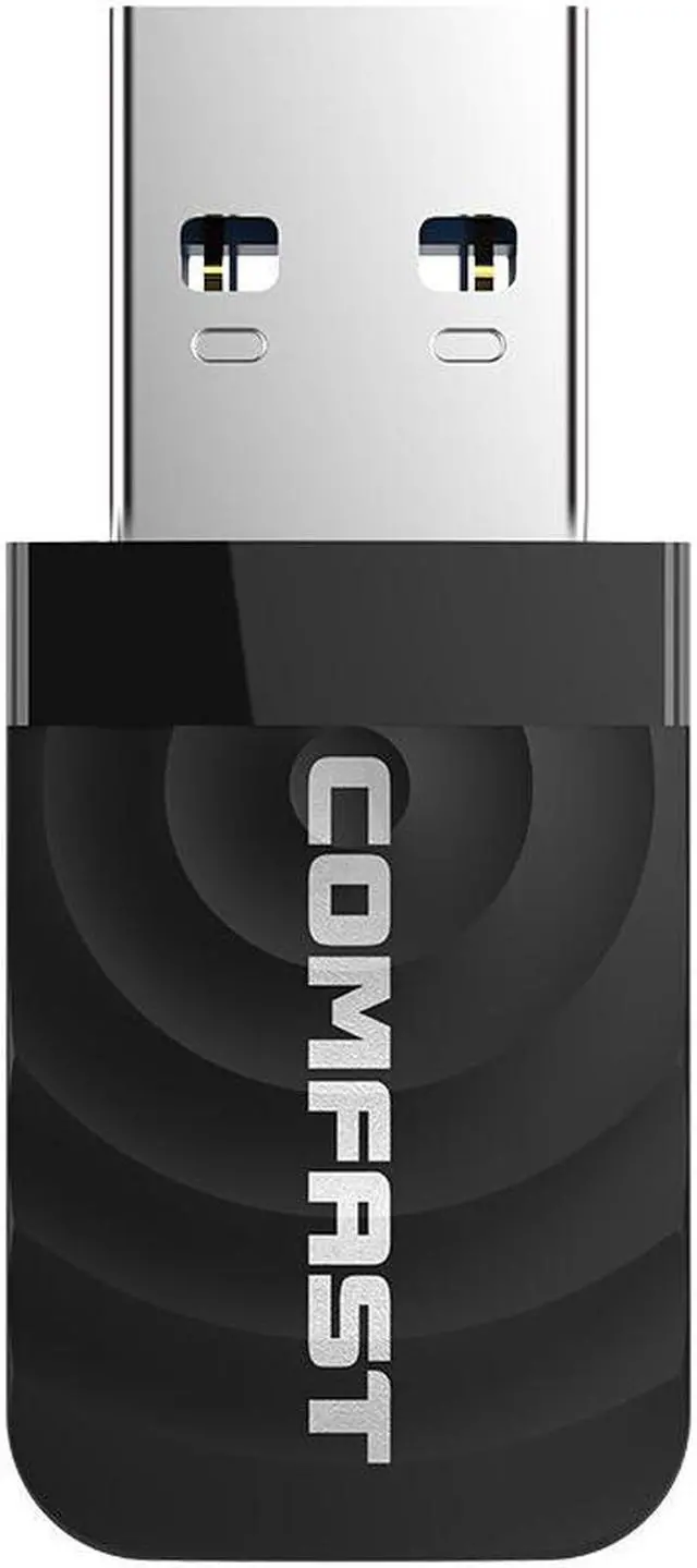 Alt view image 6 of 7 - Weastlinks 2.4G/5Ghz Dual band 1300Mbps Gigabit USB Mini Portable Unlimited Receiver CF-812AC USB WiFi Adapter For PC/Desktop/Laptop Mac Os