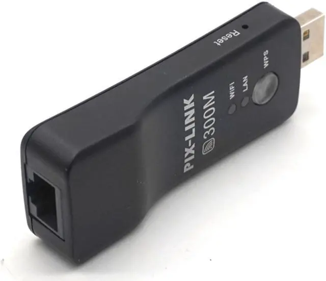 Alt view image 5 of 7 - Weastlinks 300Mpbs USB Portable Wireless WiFi Smart TV Network Adapter Universal HDTV RJ45 Repeater AP WPS for Samsung LG Sony XiaoMi TV