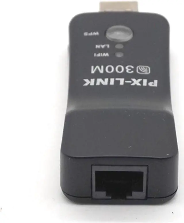 Alt view image 4 of 7 - Weastlinks 300Mpbs USB Portable Wireless WiFi Smart TV Network Adapter Universal HDTV RJ45 Repeater AP WPS for Samsung LG Sony XiaoMi TV