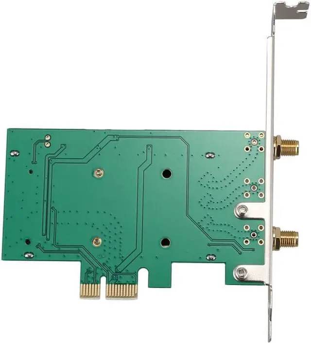 Alt view image 5 of 7 - Weastlinks 2 Antenna network card 4G/5G 300Mbps PCI-E X1 WiFi Wireless Card Adapter Chipset for BCM4322 WBE3220