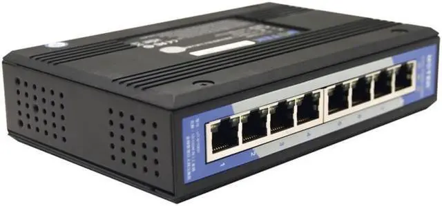 Alt view image 3 of 7 - Weastlinks 8 port industrial grade non-managed Ethernet switch 10/100Mbps auto negotiation full duplex half duplex Auto MDI/MDI-X UT-6408