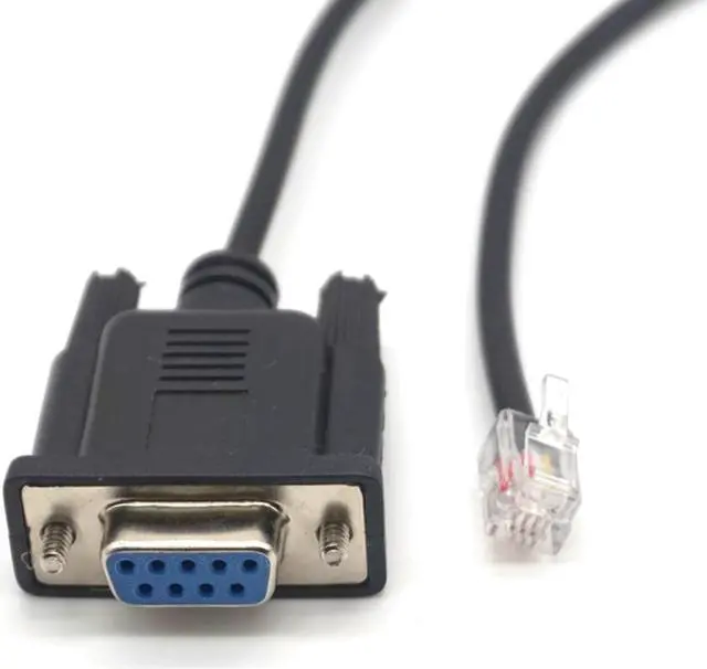Alt view image 6 of 7 - Weastlinks RS232 DB9 to RJ11 RS232 to RJ12 RJ9 RJ25 RJ45 serial Cable DB9 Female to RJ11 4P4C Cables 1M(3.3 ft)