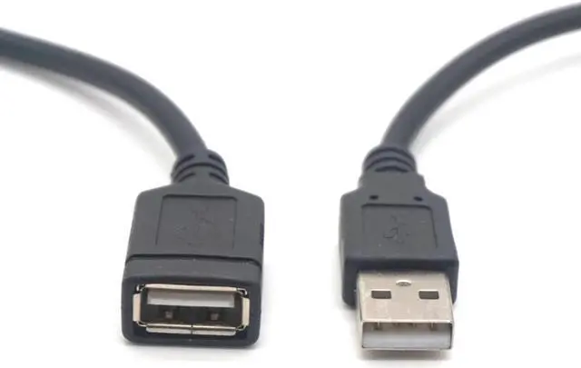 Alt view image 5 of 7 - Weastlinks USB 2.0 Male To Female Cat6 Cat5 Cat5e 6 Rj45 LAN Ethernet Network Extender Extension Repeater Adapter Converter Cable