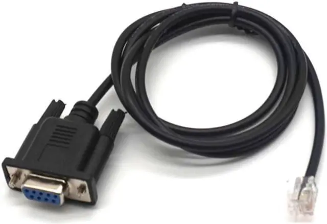 Alt view image 2 of 7 - Weastlinks RS232 DB9 to RJ11 RS232 to RJ12 RJ9 RJ25 RJ45 serial Cable DB9 Female to RJ11 4P4C Cables 1M(3.3 ft)
