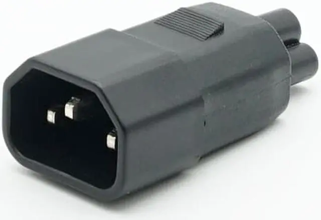Alt view image 2 of 6 - Weastlinks IEC 320 C14 male to IEC C5 AC adapter C14 to C5 Adapter AC Power Plug Adapter