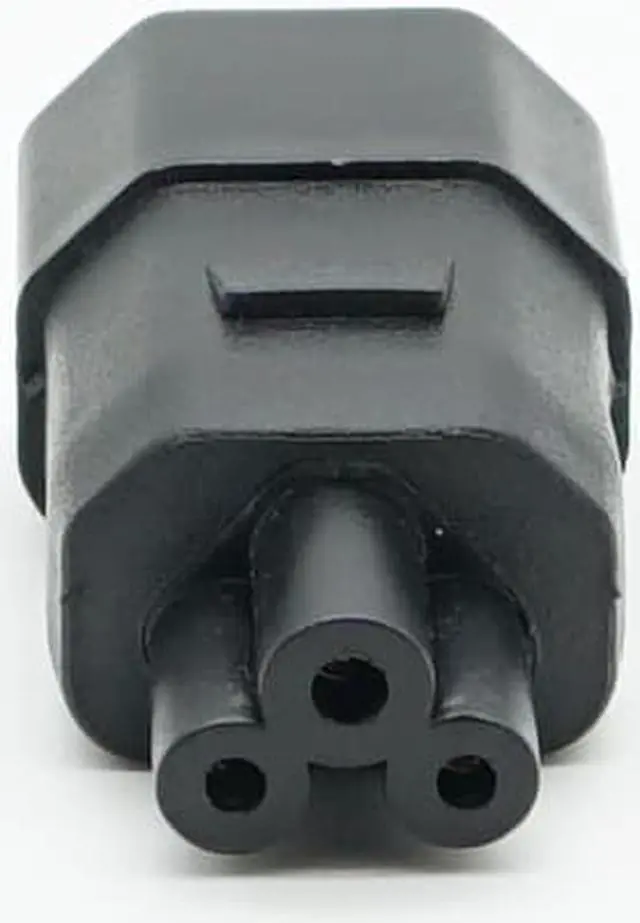 Alt view image 3 of 6 - Weastlinks IEC 320 C14 male to IEC C5 AC adapter C14 to C5 Adapter AC Power Plug Adapter