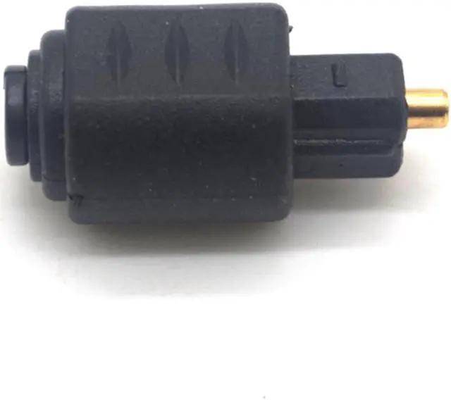 Alt view image 6 of 7 - Weastlinks 2PCS 3.5mm Black Mini Optical Audio Adapter Female Jack Plug to Digital Toslink Male Plug