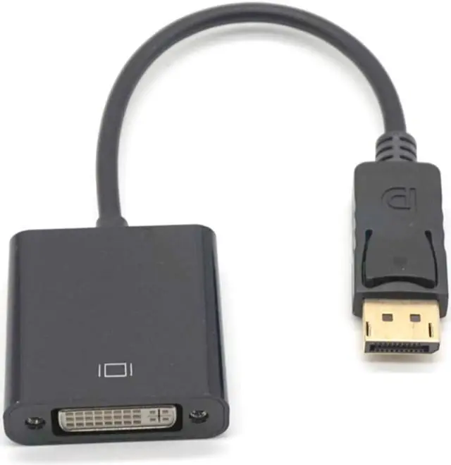 Alt view image 6 of 7 - Weastlinks 1080P DP to DVI Adapter DisplayPort Display Port to DVI Cable Adapter Converter Male to Female for Monitor Projector Displays
