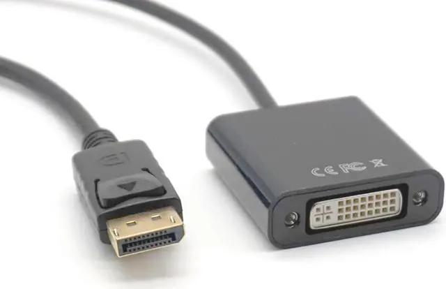 Alt view image 2 of 7 - Weastlinks 1080P DP to DVI Adapter DisplayPort Display Port to DVI Cable Adapter Converter Male to Female for Monitor Projector Displays