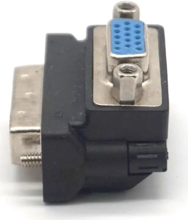 Alt view image 6 of 7 - Weastlinks 2PCS DVI to VGA Converter Adaptor 90 Degree DVI-I 24+5 Male to VGA HD15 Female Adapter Monitors Graphic Video HD 1080P Connector Plug