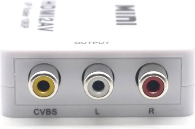 Alt view image 4 of 7 - Weastlinks 1080p HDMI to AV Video Converter Box AV2HDMI RCA AV HDMI CVBS to HDMI Adapter for HDTV TV PS3 PS4 PC DVD Xbox Projector