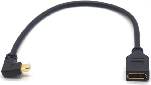 Alt view image 2 of 7 - Weastlinks UP Down Left Right Angled 90 Degree Mini DisplayPort Male to DisplayPort DP Female Extension Cable Adapter