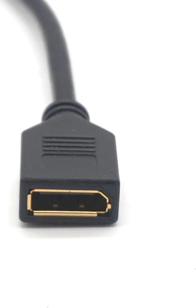 Alt view image 4 of 7 - Weastlinks UP Down Left Right Angled 90 Degree Mini DisplayPort Male to DisplayPort DP Female Extension Cable Adapter