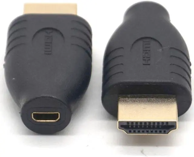 Alt view image 5 of 5 - Weastlinks 2PCS Professional HDMI Male to Micro HDMI Female converter Standard HDMI Male Type A to Micro HDMI Type D Female Socket Adapter