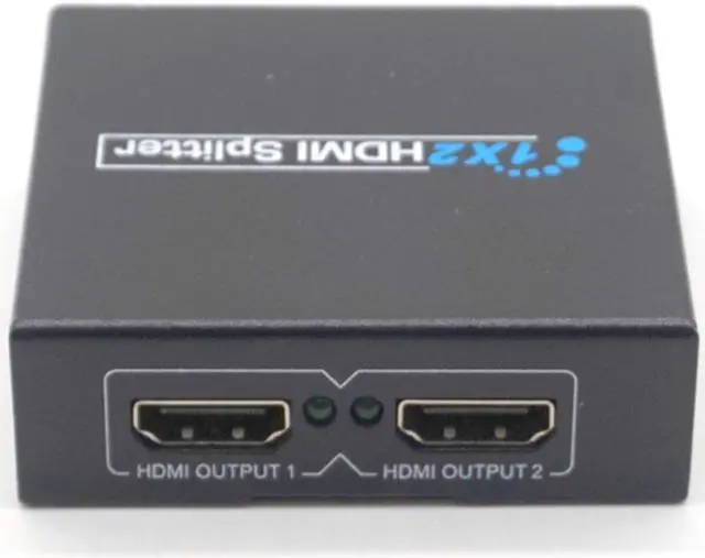 Alt view image 3 of 7 - Weastlinks HDMI Splitter Full HD 1080p Video HDMI Switch Switcher 1X2 Split 1 in 2 Out Amplifier Dual Display For HDTV DVD PS3 Xbox