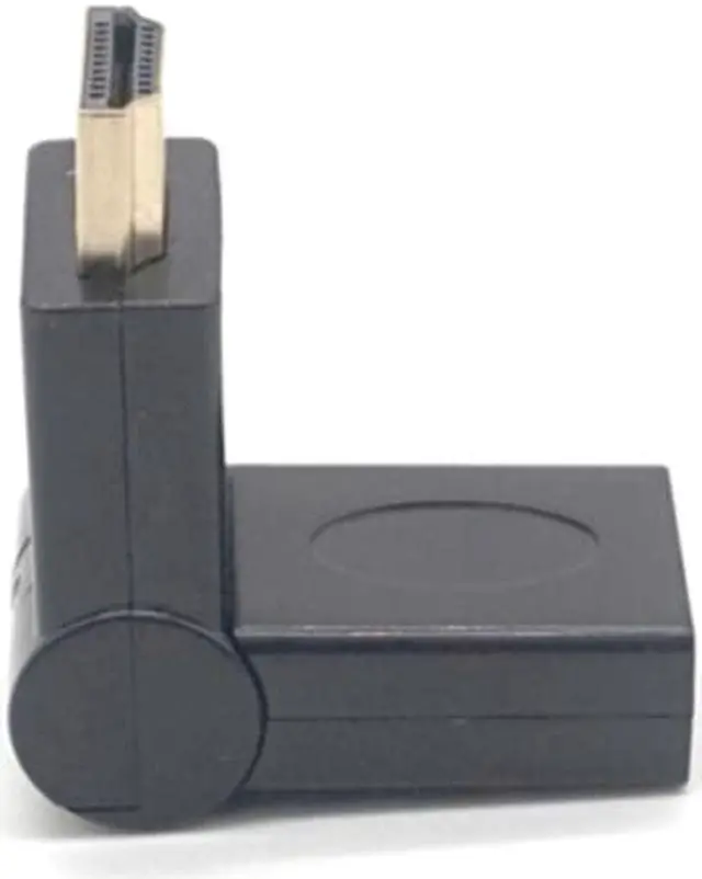 Alt view image 6 of 7 - Weastlinks HDMI Male to HDMI Female Cable Adapter Converter Right Angle 180 Degrees Rotate Extender for 3D 1080P HDTV XBOX PS3 DVD