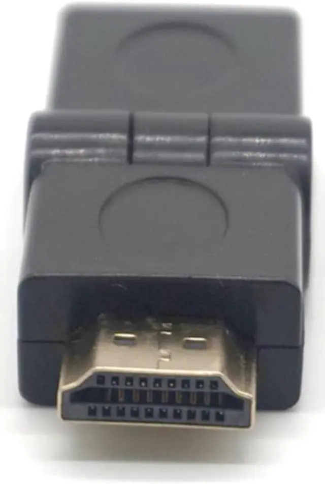 Alt view image 3 of 7 - Weastlinks HDMI Male to HDMI Female Cable Adapter Converter Right Angle 180 Degrees Rotate Extender for 3D 1080P HDTV XBOX PS3 DVD