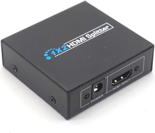 Alt view image 5 of 7 - Weastlinks HDMI Splitter Full HD 1080p Video HDMI Switch Switcher 1X2 Split 1 in 2 Out Amplifier Dual Display For HDTV DVD PS3 Xbox