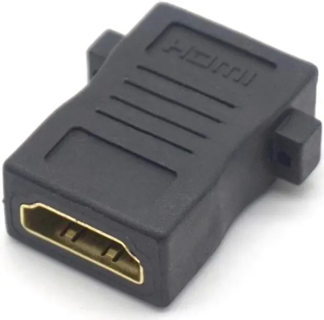 Alt view image 2 of 6 - Weastlinks 2PCS HDMI Female to HDMI Female Connector Extender HDMI Cable Cord Extension Adapter Converter 1080P