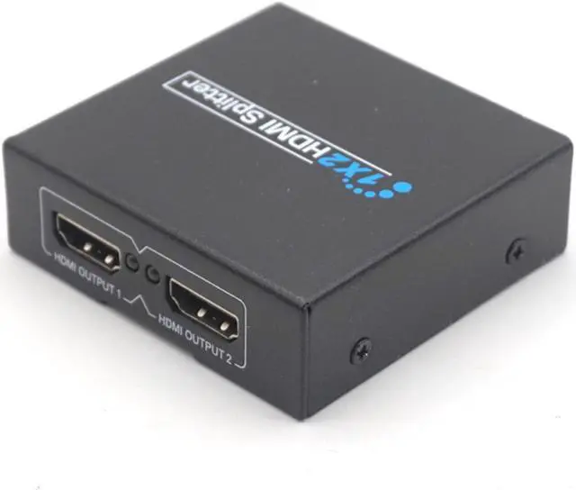 Alt view image 4 of 7 - Weastlinks HDMI Splitter Full HD 1080p Video HDMI Switch Switcher 1X2 Split 1 in 2 Out Amplifier Dual Display For HDTV DVD PS3 Xbox